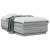 Cadru de pat cu LED gri sonoma 75x190 cm lemn prelucrat GartenMobel Dekor