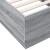 Cadru de pat cu LED gri sonoma 75x190 cm lemn prelucrat GartenMobel Dekor