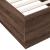 Cadru de pat cu LED stejar maro 75x190 cm lemn prelucrat GartenMobel Dekor