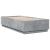 Cadru de pat, gri beton, 75x190 cm, lemn prelucrat GartenMobel Dekor