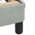 Cadru de pat cu lumini LED, gri deschis, 90x190 cm, catifea GartenMobel Dekor
