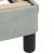 Cadru de pat cu lumini LED, gri deschis, 90x200 cm, catifea GartenMobel Dekor
