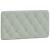 Cadru de pat cu lumini LED, gri deschis, 100x200 cm, catifea GartenMobel Dekor