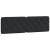 Cadru de pat cu lumini LED, negru, 160x200 cm, catifea GartenMobel Dekor