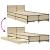 Cadru de pat cu sertare stejar sonoma 75x190 cm lemn prelucrat GartenMobel Dekor