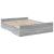 Cadru de pat cu sertare gri sonoma 140x200 cm lemn prelucrat GartenMobel Dekor