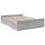 Cadru de pat cu sertare gri sonoma 120x200 cm lemn prelucrat GartenMobel Dekor