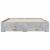 Cadru de pat cu sertare, gri beton, 160x200 cm, lemn prelucrat GartenMobel Dekor