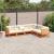 Set mobilier de grădină cu perne, 6 piese, lemn masiv de pin GartenMobel Dekor