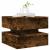Măsuță de cafea cu lumini LED, stejar fumuriu, 50x50x40 cm GartenMobel Dekor