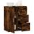 Dulap, stejar fumuriu, 60x31x70 cm, lemn prelucrat GartenMobel Dekor