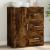Dulap, stejar fumuriu, 60x31x70 cm, lemn prelucrat GartenMobel Dekor