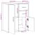 Dulap, alb, 60x31x70 cm, lemn prelucrat GartenMobel Dekor
