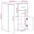 Dulap, negru, 60x31x70 cm, lemn prelucrat GartenMobel Dekor