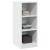 Dulap, alb, 48x41x102 cm, lemn prelucrat GartenMobel Dekor