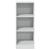 Dulap, alb, 48x41x102 cm, lemn prelucrat GartenMobel Dekor