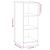 Dulap, alb, 48x41x102 cm, lemn prelucrat GartenMobel Dekor