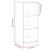 Dulap, gri beton, 48x41x102 cm, lemn prelucrat GartenMobel Dekor