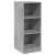 Dulap, gri beton, 48x41x102 cm, lemn prelucrat GartenMobel Dekor