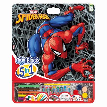 SPIDER MAN SET PENTRU DESEN GIGA BLOCK 5 IN 1 SuperHeroes ToysZone