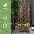 Jardiniera decorativa cu suport pentru plante cataratoare, lemn, maro, 60x30x122.5 cm GartenVIP DiyLine