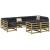 Set canapea de grădină cu perne, 9 piese, lemn de pin tratat GartenMobel Dekor