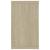 Rafturi de perete cub, 4 buc., stejar sonoma, 80x15x26,5 cm PAL GartenMobel Dekor