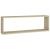 Rafturi de perete cub, 4 buc., stejar sonoma, 80x15x26,5 cm PAL GartenMobel Dekor