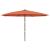 Umbrelă de soare de grădină stâlp din lemn cărămiziu 400x273 cm GartenMobel Dekor