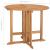 Set mobilier de exterior pliabil, 5 piese, lemn masiv de tec GartenMobel Dekor