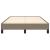 Cadru de pat, gri taupe, 120x190 cm, material textil GartenMobel Dekor