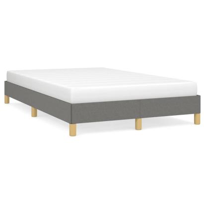 Cadru de pat, gri închis, 120x190 cm, material textil GartenMobel Dekor