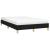 Cadru de pat, negru, 120x190 cm, material textil GartenMobel Dekor