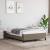 Cadru de pat, gri taupe, 120x190 cm, material textil GartenMobel Dekor