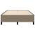 Cadru de pat, gri taupe, 120x190 cm, material textil GartenMobel Dekor