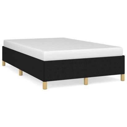 Cadru de pat, negru, 120x190 cm, material textil GartenMobel Dekor