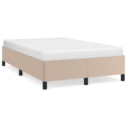 Cadru de pat, cappuccino, 120x190 cm, piele ecologică GartenMobel Dekor