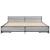 Cadru de pat cu sertare gri sonoma 200x200 cm lemn prelucrat GartenMobel Dekor
