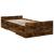 Cadru de pat cu sertare stejar fumuriu 90x190 cm lemn prelucrat GartenMobel Dekor