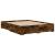 Cadru pat cu sertare stejar fumuriu 140x200 cm lemn prelucrat GartenMobel Dekor