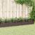 Jardinieră de grădină cu țăruși, maro, 363,5x43,5x43,5 cm, PP GartenMobel Dekor