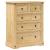 Dulap cu sertare „Corona”, 92x48x114 cm, lemn masiv de pin GartenMobel Dekor