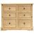 Dulap cu sertare „Corona”, 110x43x91 cm, lemn masiv de pin GartenMobel Dekor