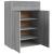 Pantofar, gri sonoma, 60x35x84 cm, lemn compozit GartenMobel Dekor