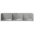 Dulapuri perete, 2 buc., gri beton 75x18x16,5 cm lemn prelucrat GartenMobel Dekor