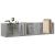 Dulapuri perete 2 buc., gri sonoma 75x18x16,5 cm lemn prelucrat GartenMobel Dekor