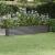 Strat înălțat grădină gri 224x40x36cm oțel vopsit electrostatic GartenMobel Dekor