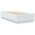 Cadru de pat cu lumini LED, alb, 90x190 cm, lemn prelucrat GartenMobel Dekor