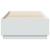 Cadru de pat cu lumini LED, alb, 90x190 cm, lemn prelucrat GartenMobel Dekor