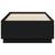 Cadru de pat cu lumini LED, negru, 90x190 cm, lemn prelucrat GartenMobel Dekor